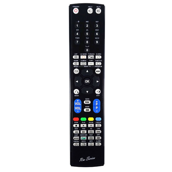 RM-Series TV Replacement Remote Control for LG 37LD450ZABEKZLJG