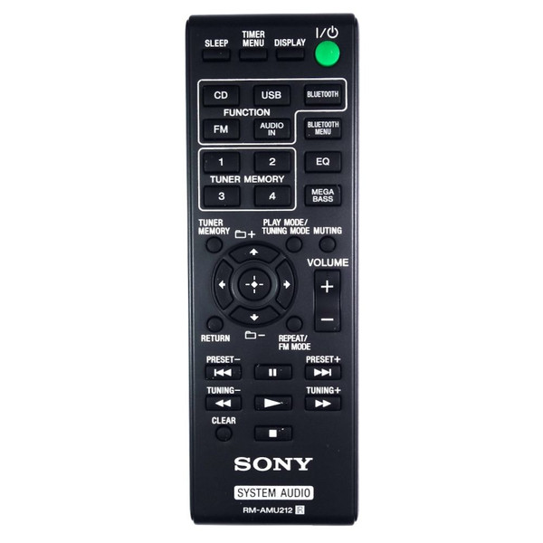 Genuine Sony CMT-X3CD HiFi Remote Control