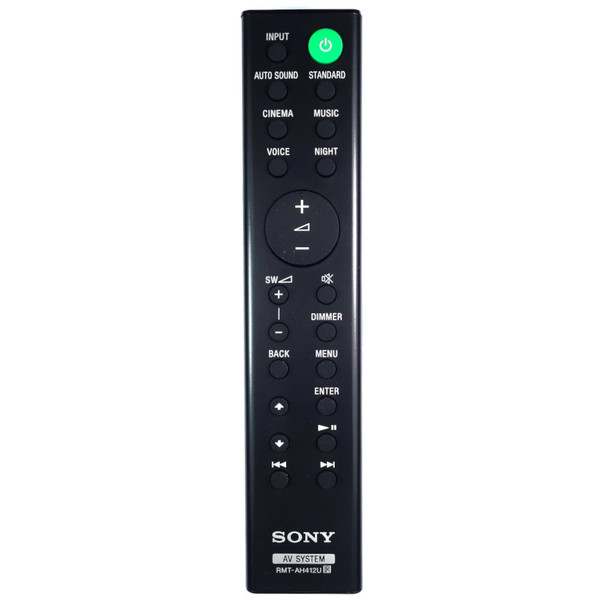 Genuine Sony RMT-AH412U Soundbar Remote Control