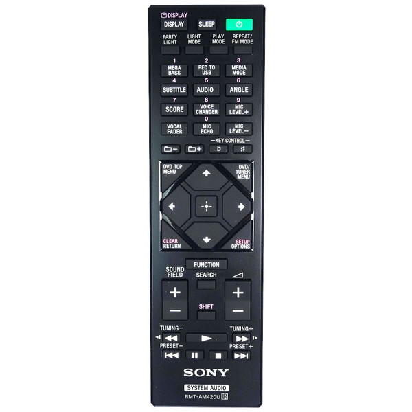 Genuine Sony HCD-M60D Home Audio Remote Control