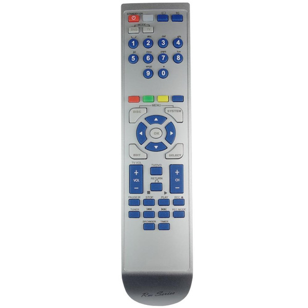 RM-Series DVD Recorder Remote Control for Philips DVDR3360H/31
