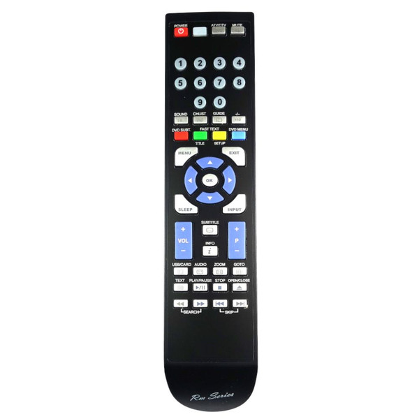 RM-Series TV Remote Control for Grundig GU19WDVD