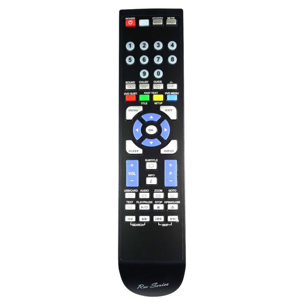 RM-Series TV Remote Control for Goodmans GTVL19W19DVD