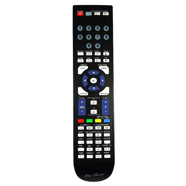 RM-Series DVD Recorder Remote Control for Panasonic DMR-XW380EB