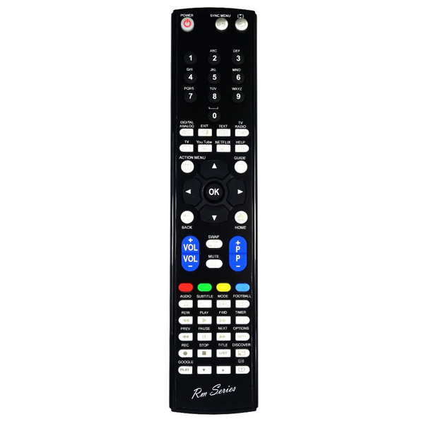 RM-Series TV Remote Control for Sony KD-55X7000D
