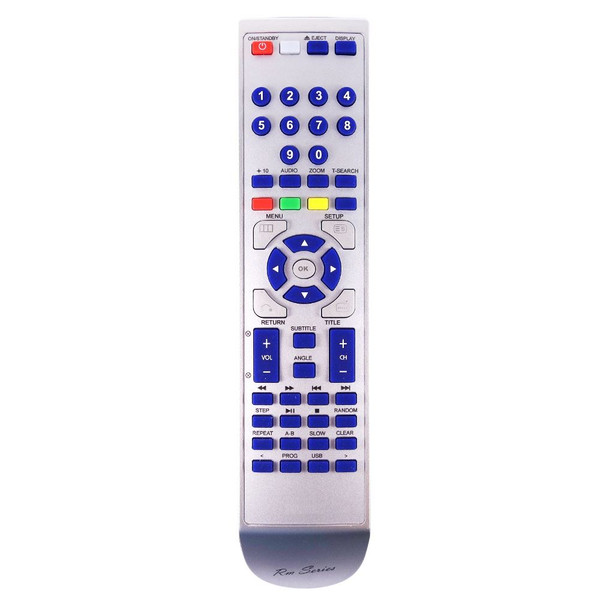 RM-Series DVD Player Replacement Remote Control for Toshiba SD-1000KR