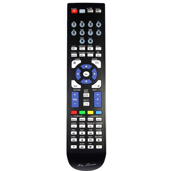RM-Series TV Remote Control for Sony KDL-46EX715