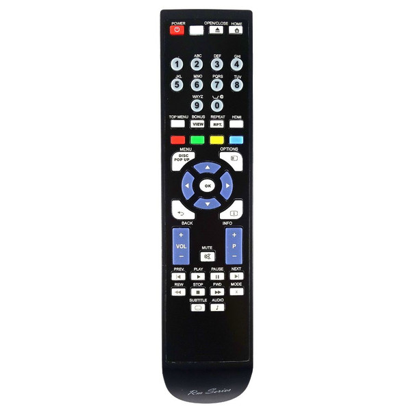 RM-Series DVD Player Replacement Remote Control for Philips BDP3000/12