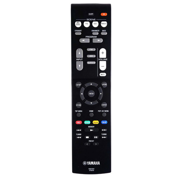 Genuine Yamaha RAV531 ZP35470 AV Receiver Remote Control - ZP354700