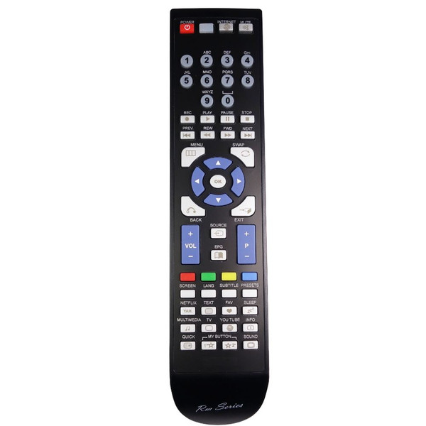 RM-Series TV Remote Control for Bush DLED32265HDCNT