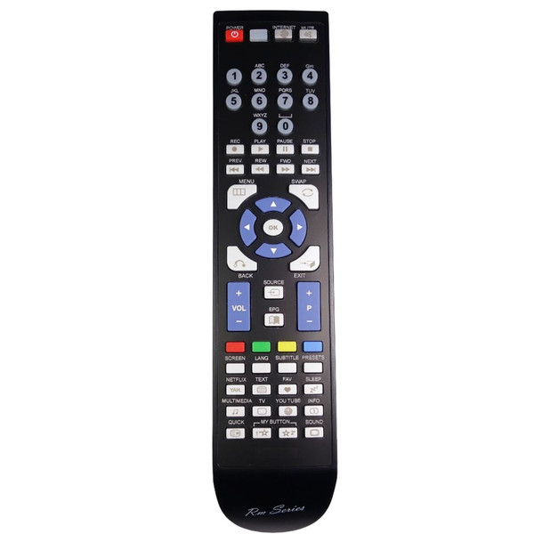 RM-Series TV Remote Control for Bush LED24265DVDCNTD