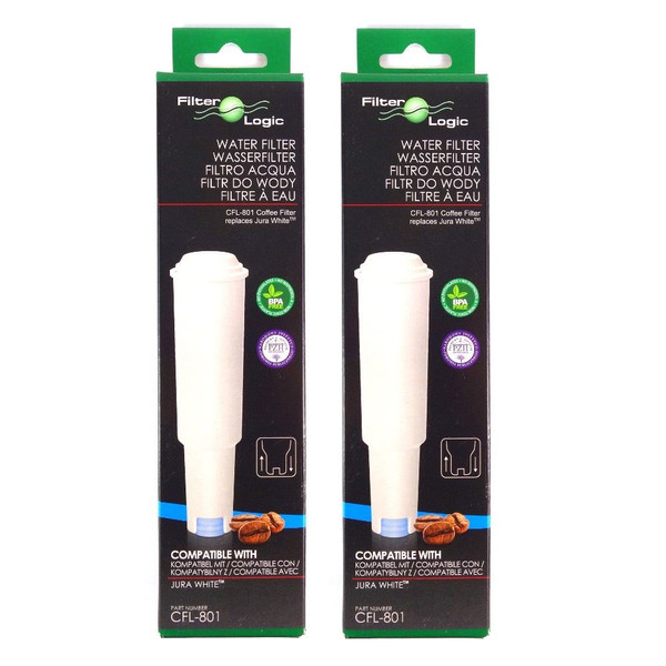 Replacement Filter x 2 for Jura White Coffee Machine Replacement Filter x 2 for Jura White Coffee Machine
