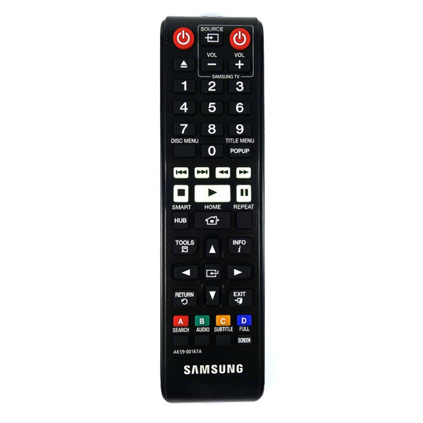 Genuine Samsung BD-JM63 Blu-Ray Player Remote Control