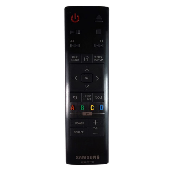 Genuine Samsung UBD-K8500/EN Blu-Ray Player Remote Control
