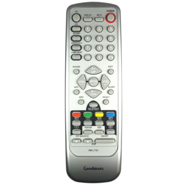 Genuine Goodmans GTV30WLCD TV Remote Control