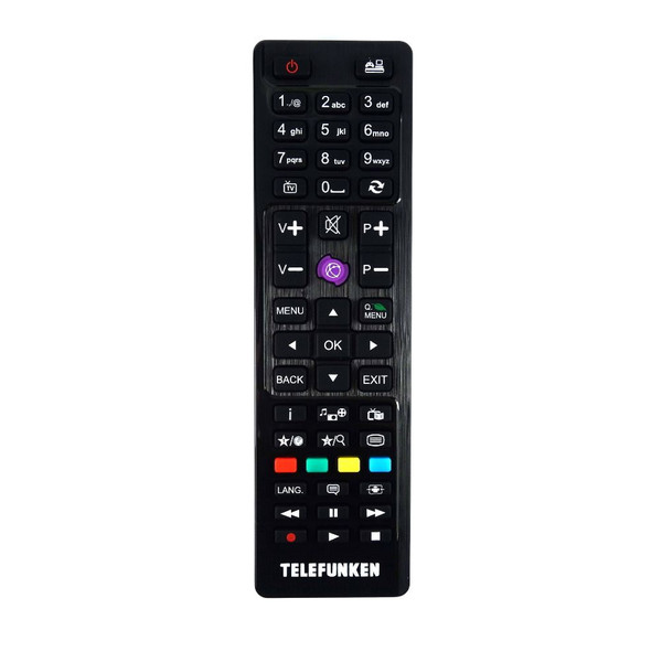 Genuine Telefunken TE50275N25F1C1 TV Remote Control