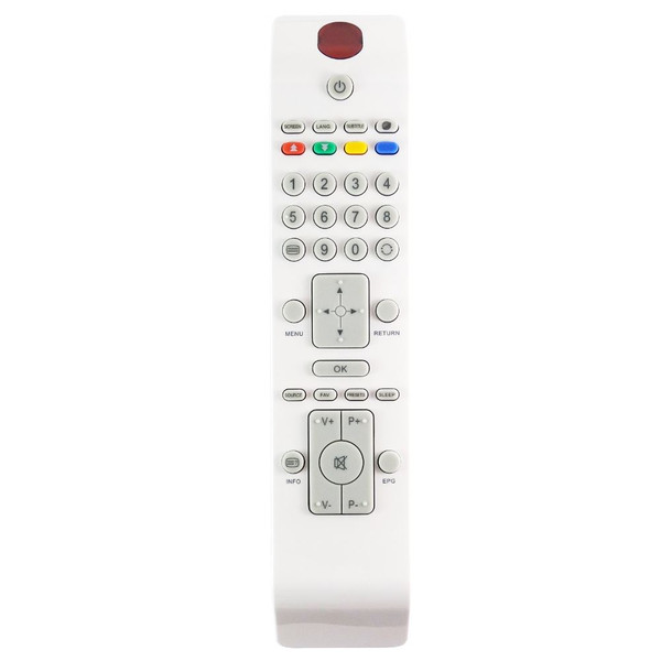 Genuine WHITE TV Remote Control for TELEFUNKEN T220915FHDDVB-T