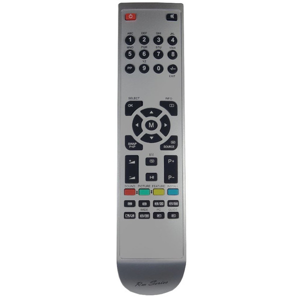 RM-Series TV Remote Control for GRANDIN LC37TNT