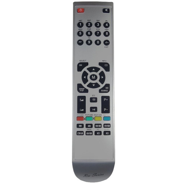 RM-Series TV Remote Control for GRANDIN LHV3709W