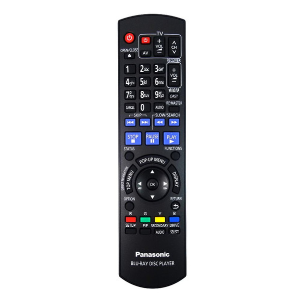 Genuine Panasonic DMP-BD60 Blu Ray DVD Player Remote Control