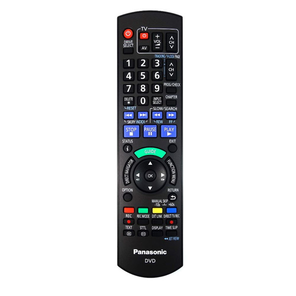 Genuine Panasonic DMR-EZ49VEB DVD Recorder Remote Control Genuine Panasonic DMR-EZ49VEB DVD Recorder Remote Control