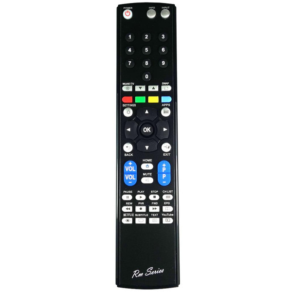 RM-Series TV Remote Control for Hisense HE65N3000UWTS(0A10)