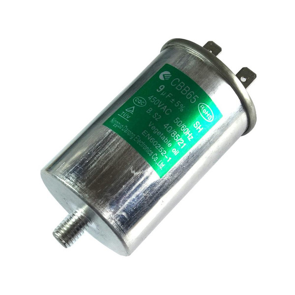 Replacement Capacitor for Zanker KE4650 9UF 2TAG Tumble Dryer
