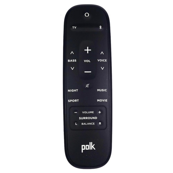 Genuine Polk 919307102300K Soundbar Remote Control