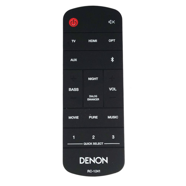 Genuine Denon RC-1241 / RC1241 Sound Bar Remote Control