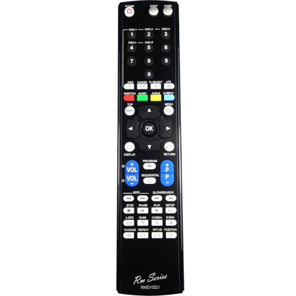 RM-Series RMD10321 DVD Player Remote Control