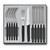 7613329115978, zwart, bestekset, Victorinox, bestek, steakmes, Swiss, 12-delig,modern