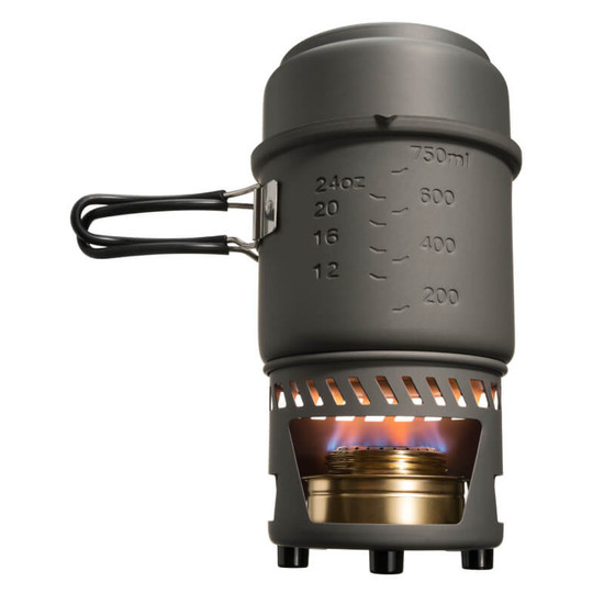 Esbit Kookset spiritus aluminium anti-aanbak 0,985 liter Esbit Kookset spiritus aluminium anti-aanbak 0,985 liter
