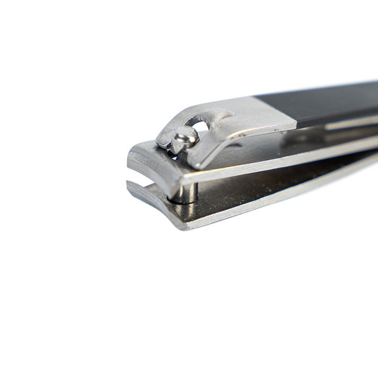 45H20-1-8cm , Homey's, teennagelknipper, 8 cm, gebogen bek - RVS