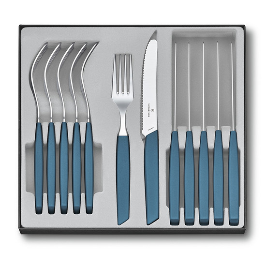 7613329116012, Victorinox, bestekset, blauw, doos, tafelmes 7613329116012, Victorinox, bestekset, blauw, doos, tafelmes