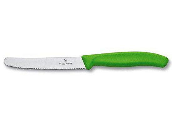 7611160032331, Victorinox, Tomaten/tafelmes, SwissClassic, rvs/groen, kartel 7611160032331, Victorinox, Tomaten/tafelmes, SwissClassic, rvs/groen, kartel