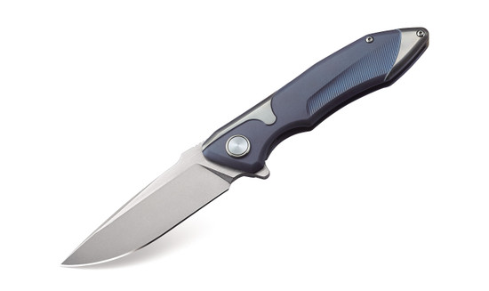 610877172740, Bestech Zakmes Starfighter 90mm  S35VN Titanium  Blauw