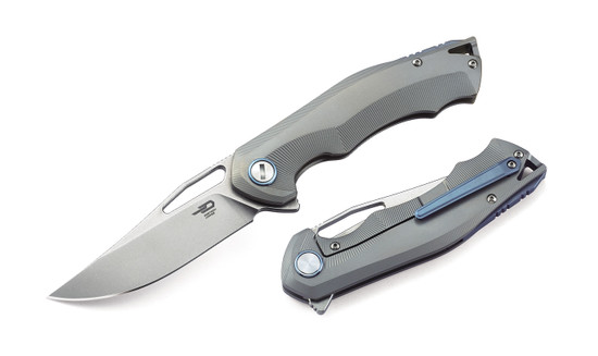 610877172726, BT1708-B, Titanium, Zakmes, vouwmes, BesTech 610877172726, BT1708-B, Titanium, Zakmes, vouwmes, BesTech