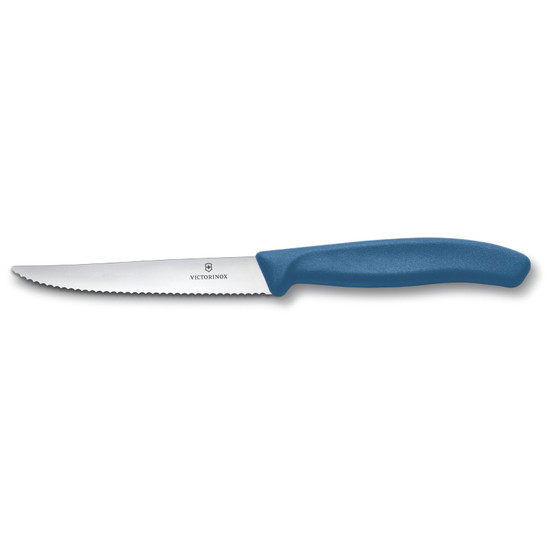 Victorinox Swiss Classic Pizza-/steakmes - 11cm - Blauw - Kartel Victorinox Swiss Classic Pizza-/steakmes - 11cm - Blauw - Kartel