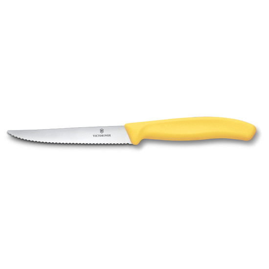 Victorinox Swiss Classic Pizza-/steakmes - 11cm - Geel - Kartel
