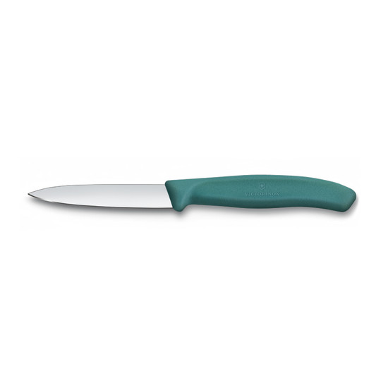 Victorinox Swiss Classic Schilmes - 8cm - Groen - Glad/spits Victorinox Swiss Classic Schilmes - 8cm - Groen - Glad/spits