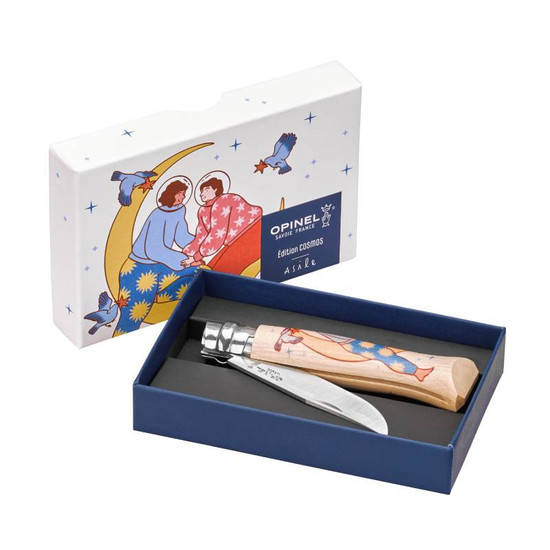 3123840032356, Zakmes, Opinel, Cosmos LE, N°08 Asile, genummerd, doos 3123840032356, Zakmes, Opinel, Cosmos LE, N°08 Asile, genummerd, doos