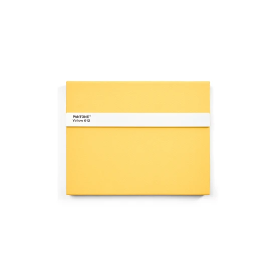 Pantone Blanco Notitieboek met potlood – Yellow 012