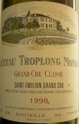 Troplong Mondot 1998 750ml Troplong Mondot 1998 750ml