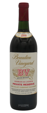 Beaulieu Vineyard Cabernet Sauvignon Georges De Latour Private Reserve Napa Valley 1980 750ml