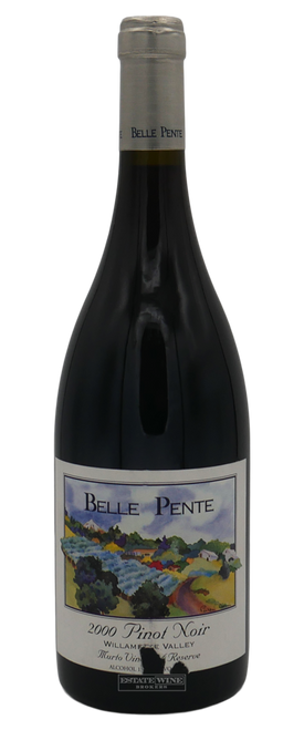 Belle Pente Pinot Noir Murto Vineyard Reserve Willamette Valley 2000 750ml
