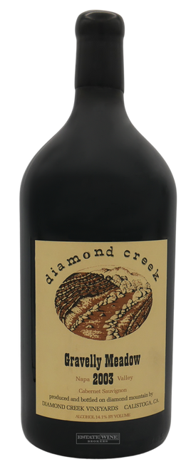 Diamond Creek Cabernet Sauvignon Gravelly Meadow Napa Valley 2003 3000ml