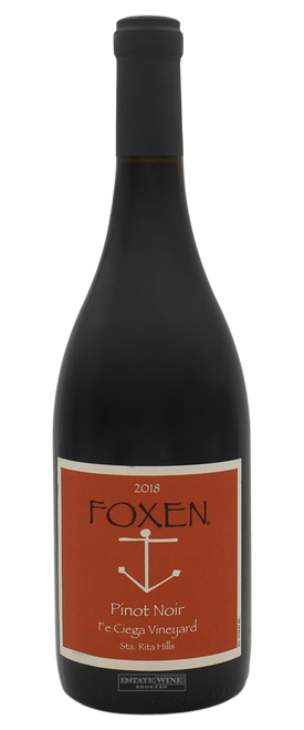 Foxen Pinot Noir Fe Ciega Vineyard Sta. Rita Hills 2018 750ml
