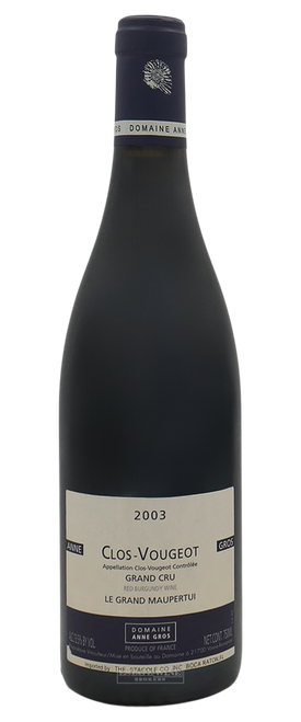 Anne Gros Vougeot Le Grand Maupertui Grand Cru 2003 750ml