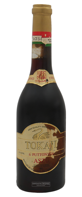 Disznoko Tokaji Aszú 6 Puttonyos 1988 500ml [Stained Label]