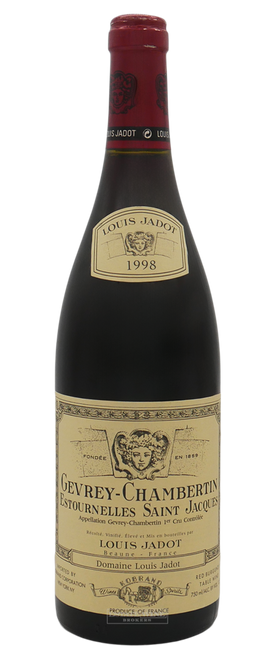 Louis Jadot Gevrey-Chambertin 1er Cru Estournelles Saint Jacques 1998 750ml